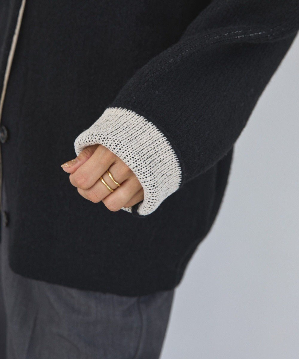 AMERICAN HOLIC ＶネックＷフェイスニットカーディガン 