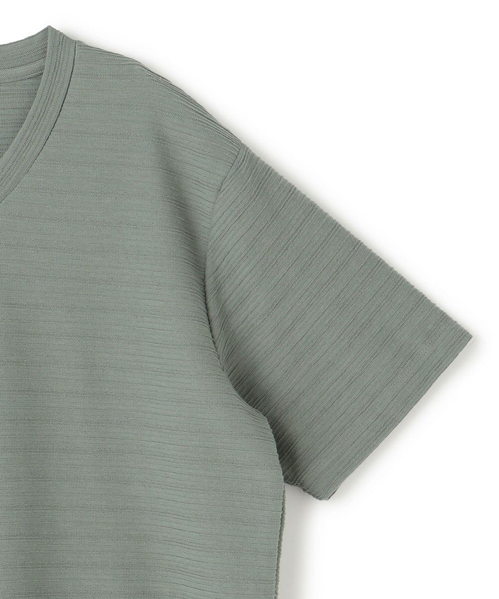 JOSEPH HOMME メランジリップル　Vネックカットソー 