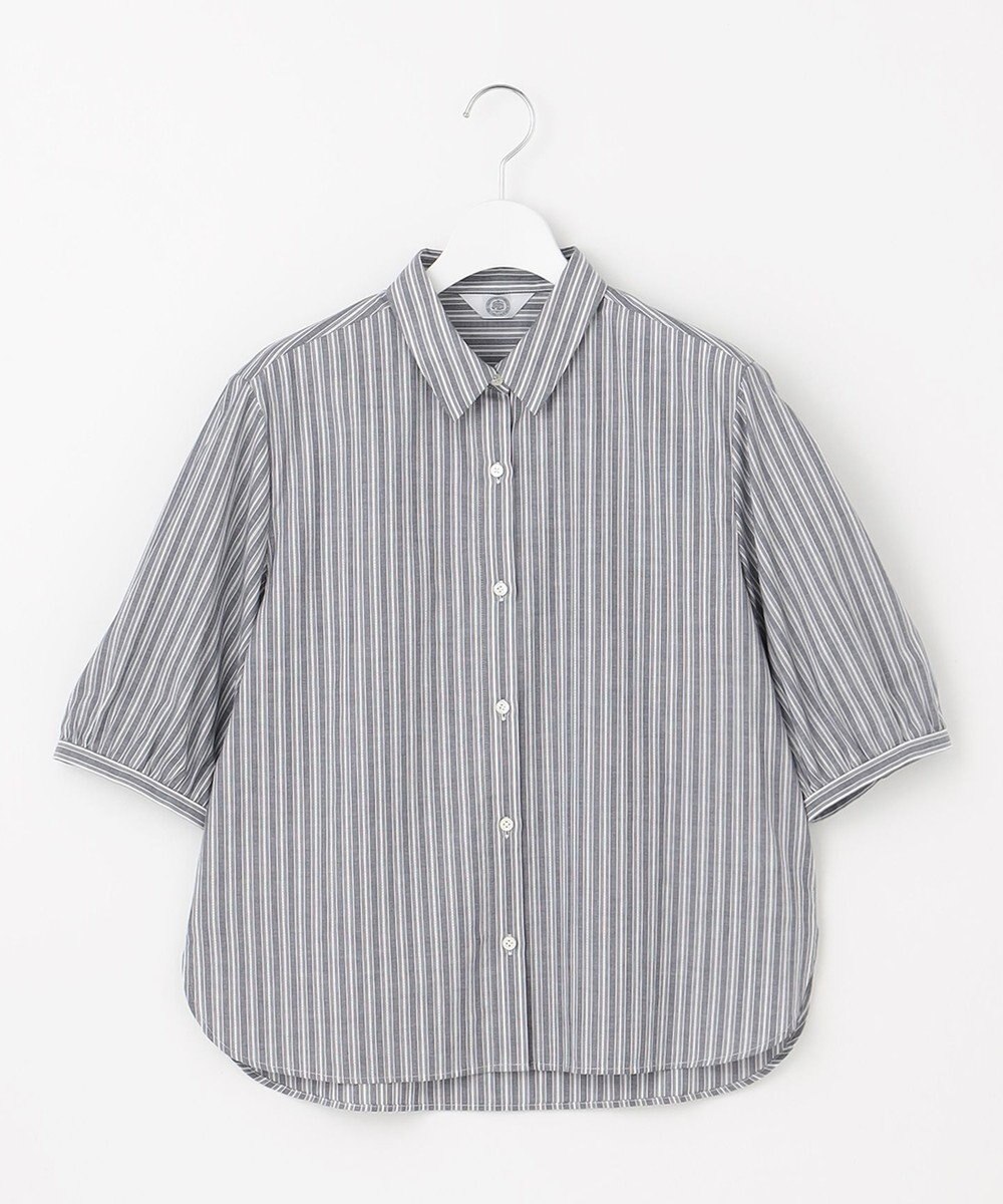 J.PRESS LADIES L 【洗える】BEZ 空羽ストライプ シャツ ブラウス 