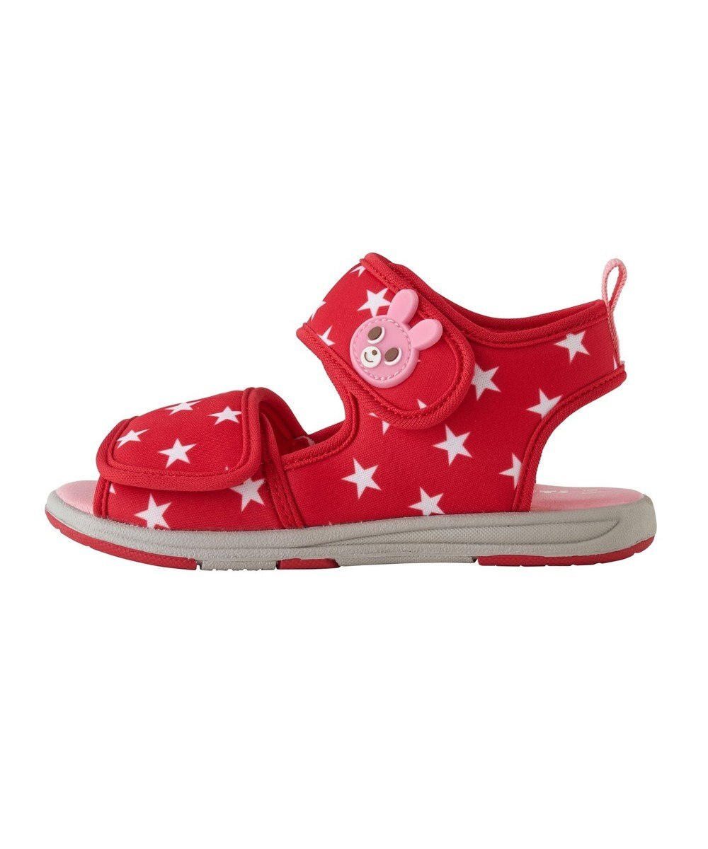 MIKI HOUSE HOT BISCUITS 【14-19cm】 ジャージ素材サンダル 