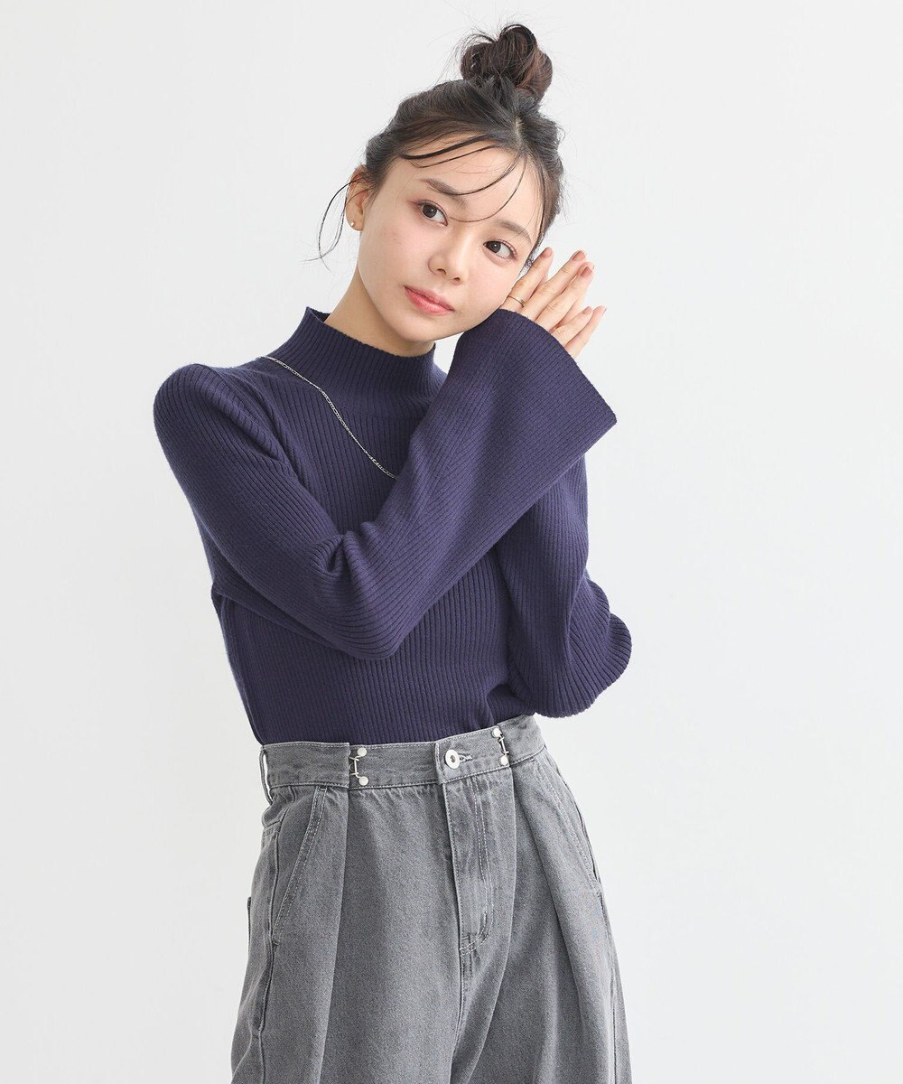 earth music&ecology フレアスリーブプルオーバー 