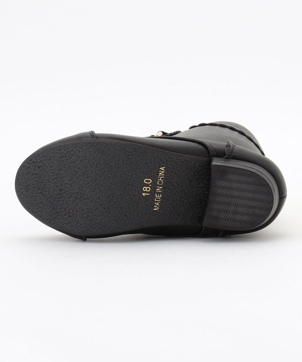 ANY KIDS リボン付き編み上げブーツ 