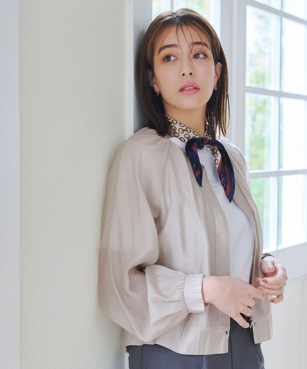 Tiaclasse 【新色追加・洗える】シアーブルゾン 