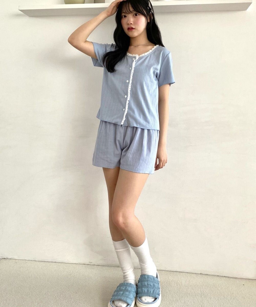 WEGO ワンカラーセットアップルームウェア 