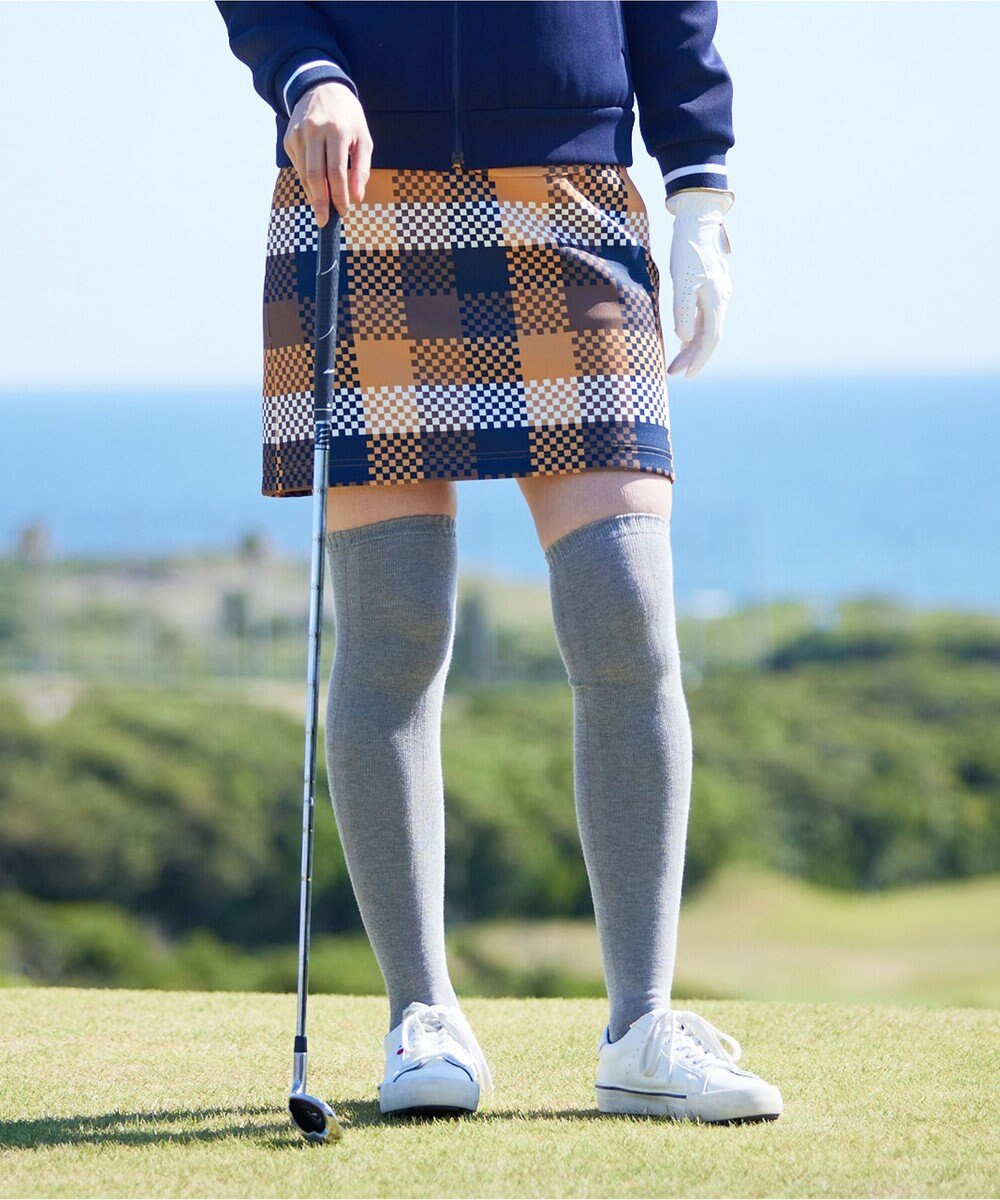 23区GOLF 【WOMEN】チェッカープリント スカート 