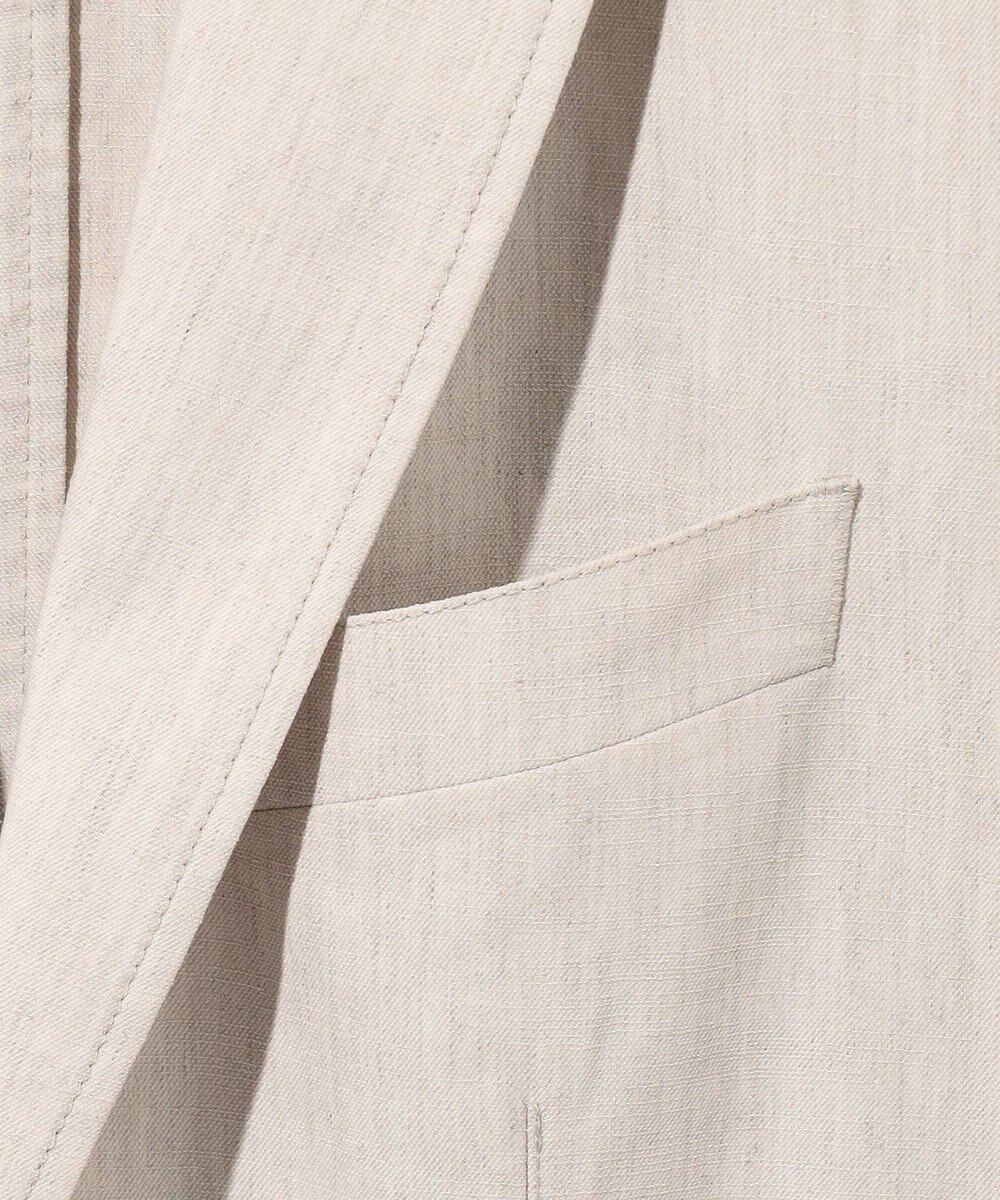 JOSEPH ABBOUD 【清涼/ストレッチ】ストレッチリネンシャンブレー ジャケット 