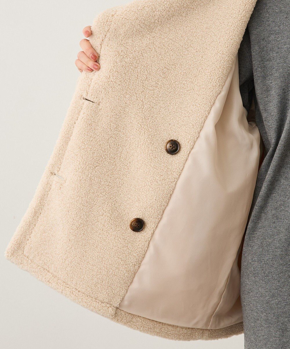 CRAFT STANDARD BOUTIQUE ダブルボアミディコート 