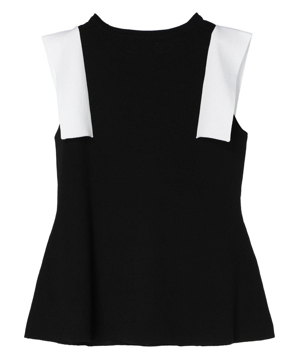 Green Parks ミラノリブノースリーブニットプルオーバー 