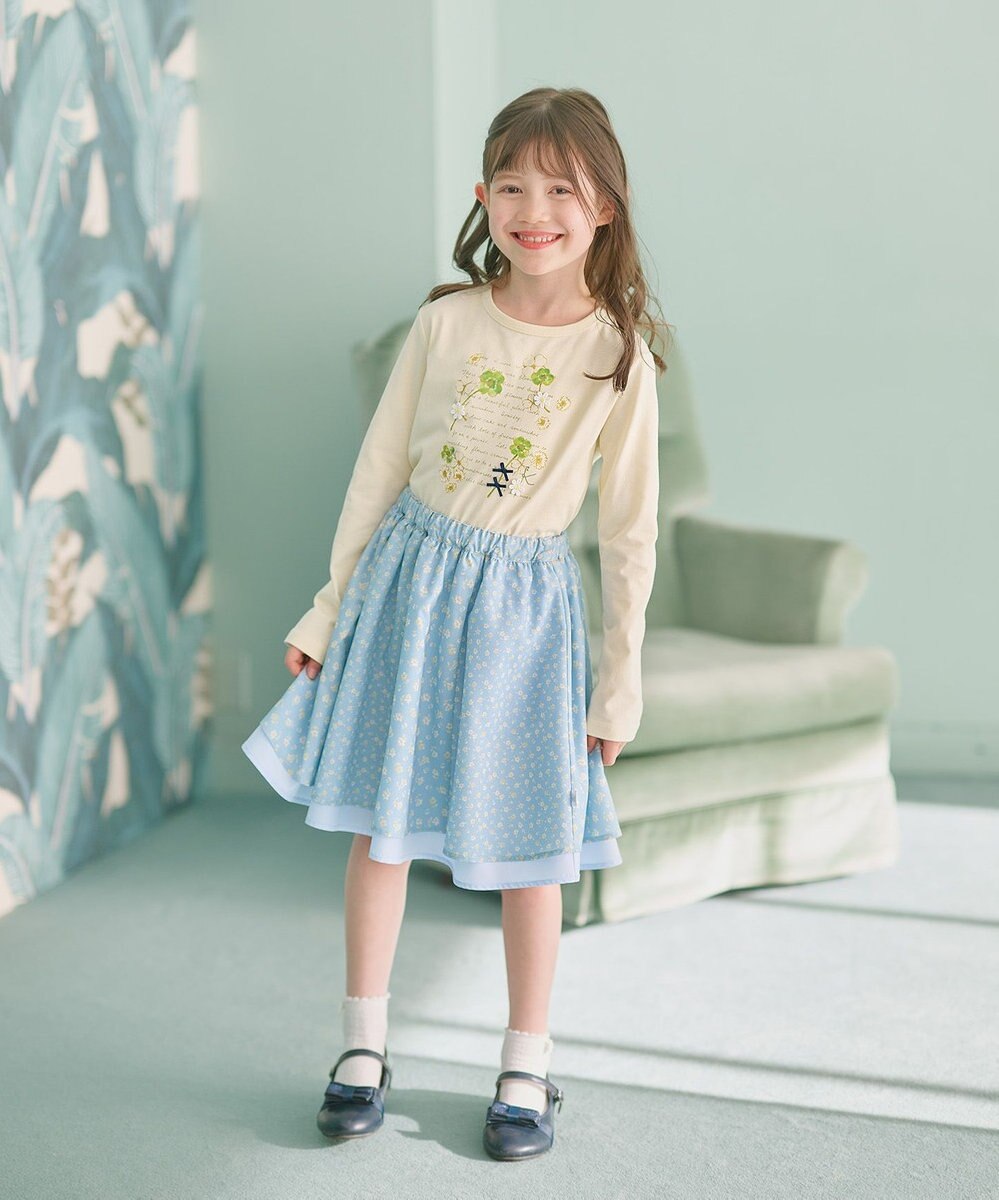 組曲 KIDS 【150-160㎝】オシバナクローバー Tシャツ 