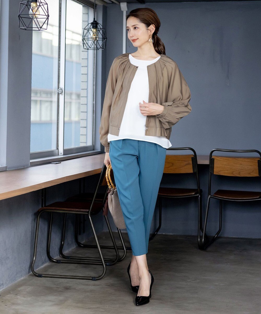 Tiaclasse 【新色追加・洗える】シアーブルゾン 