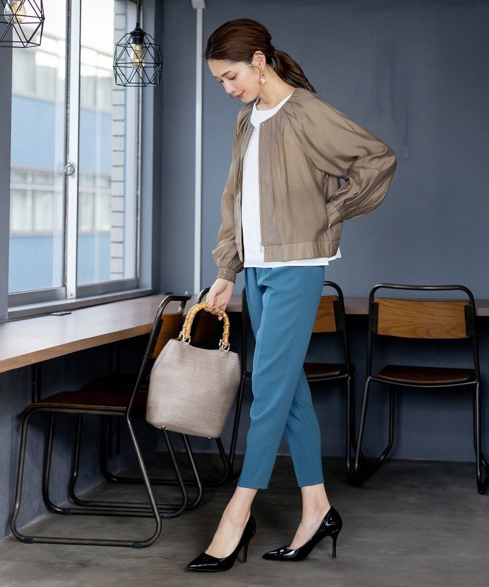 Tiaclasse 【新色追加・洗える】シアーブルゾン 