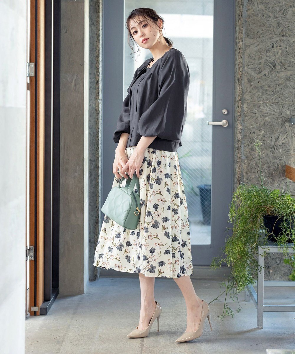 Tiaclasse 【新色追加・洗える】シアーブルゾン 