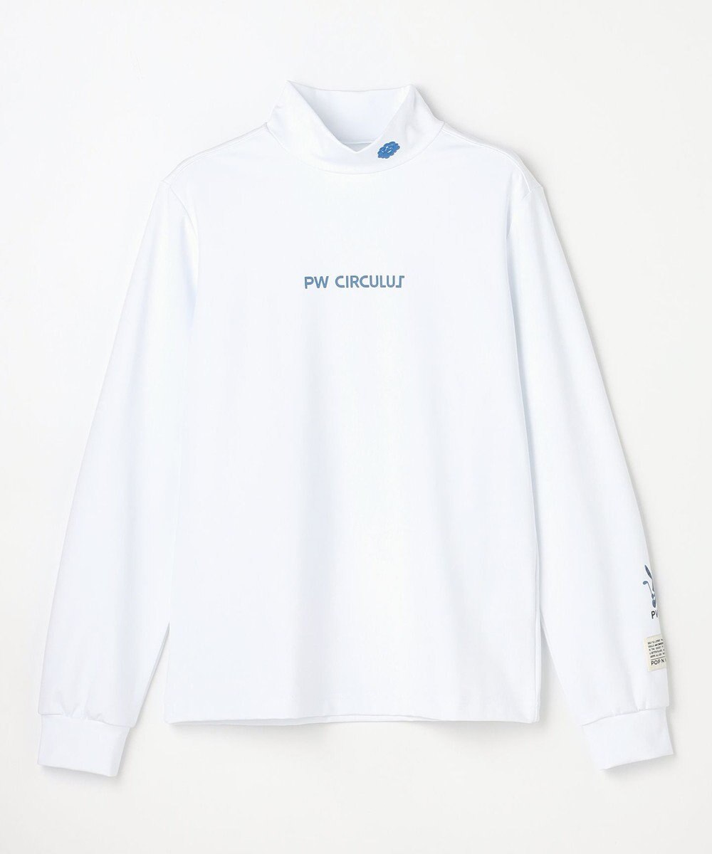 PW CIRCULUS 【吸水速乾 / UV遮蔽率99.9% UVカット / ストレッチ】【WOMEN】アニマルグラフィックロングスリーブモックT ゴルフウェア レディース 