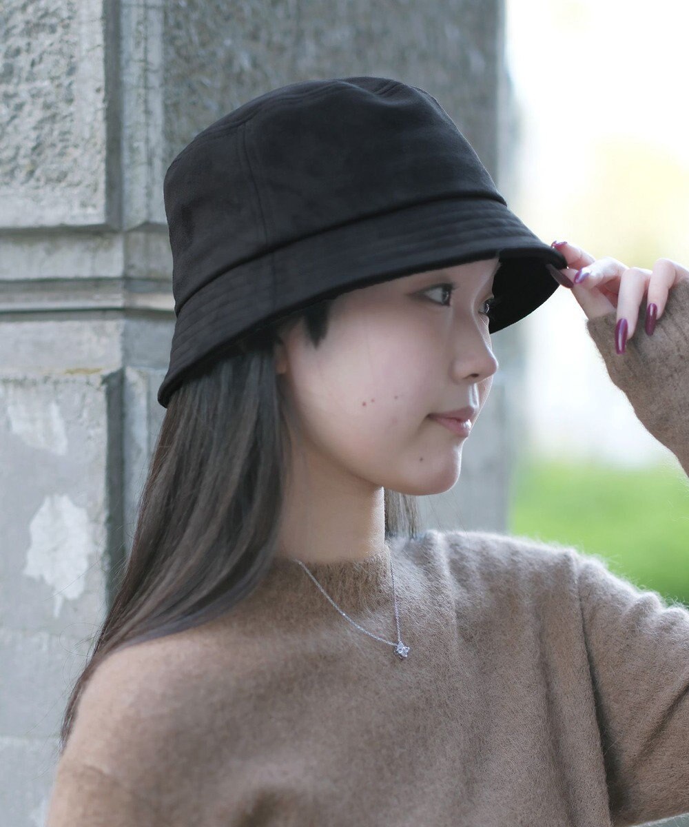 ATRENA リトルブラッシュ スエード調バケット 