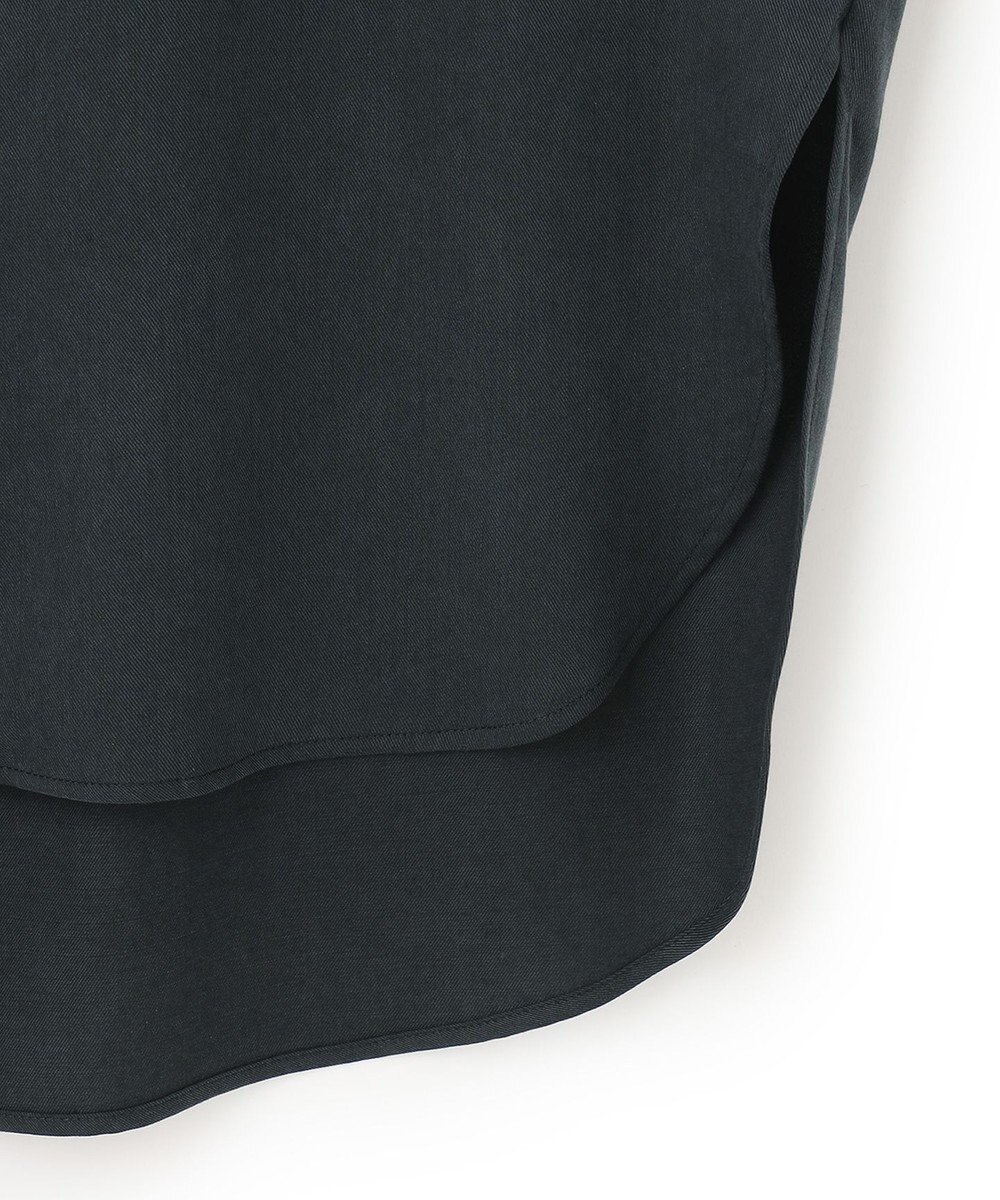 ICB 【洗える】 フィブリルツイル ロングシャツ 