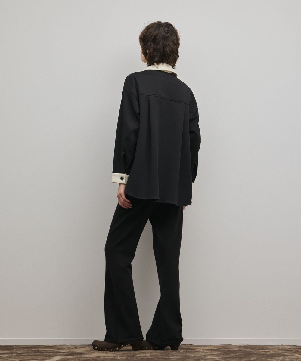 GRACE CONTINENTAL スウェットライクニットパンツ 