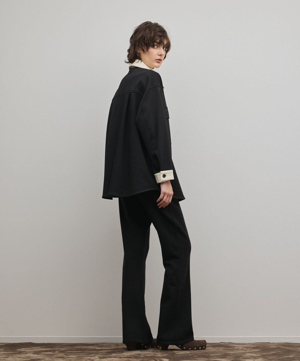 GRACE CONTINENTAL スウェットライクニットパンツ 