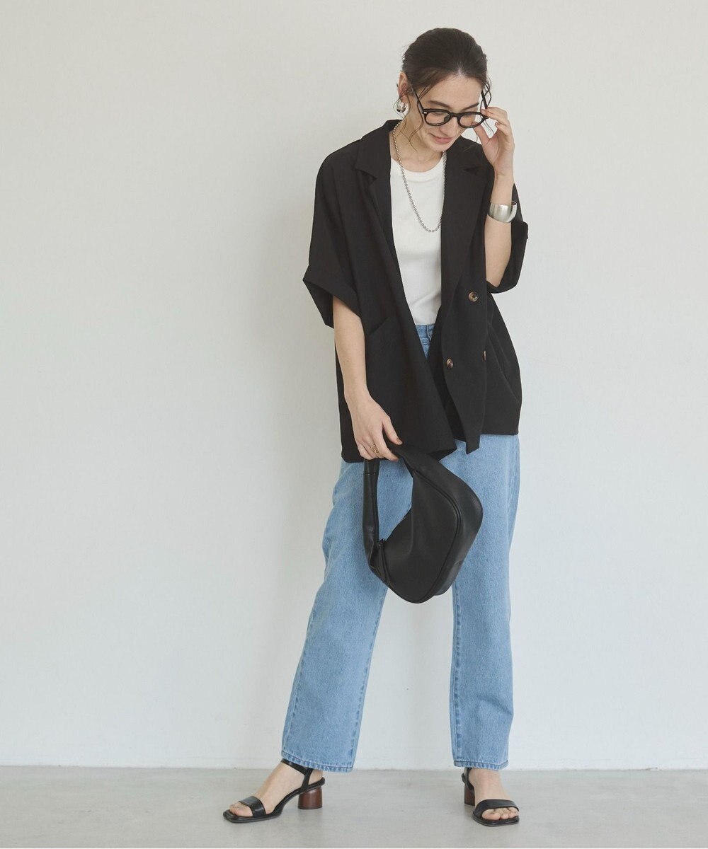 WEGO 【ANGIE VINTAGE/SMLサイズ展開】ストレートデニムパンツ 
