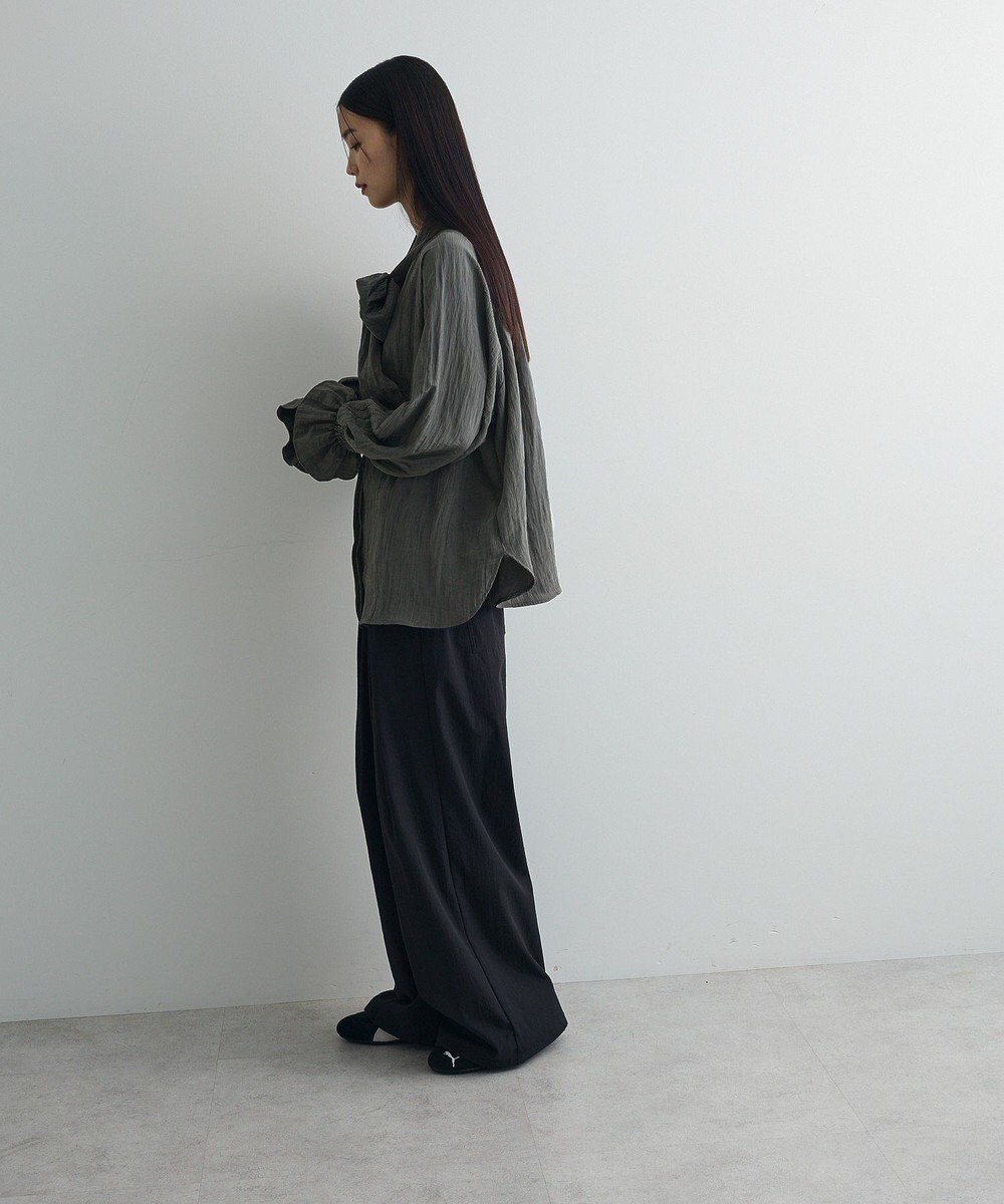 Green Parks ボウタイリボンブラウス 