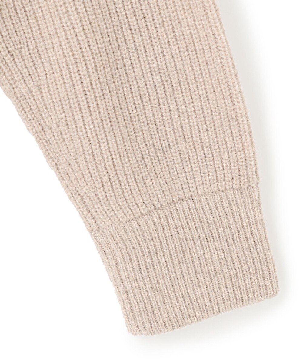 23区 S 【洗える】カシミヤブレンド ジップアップ ニットブルゾン 