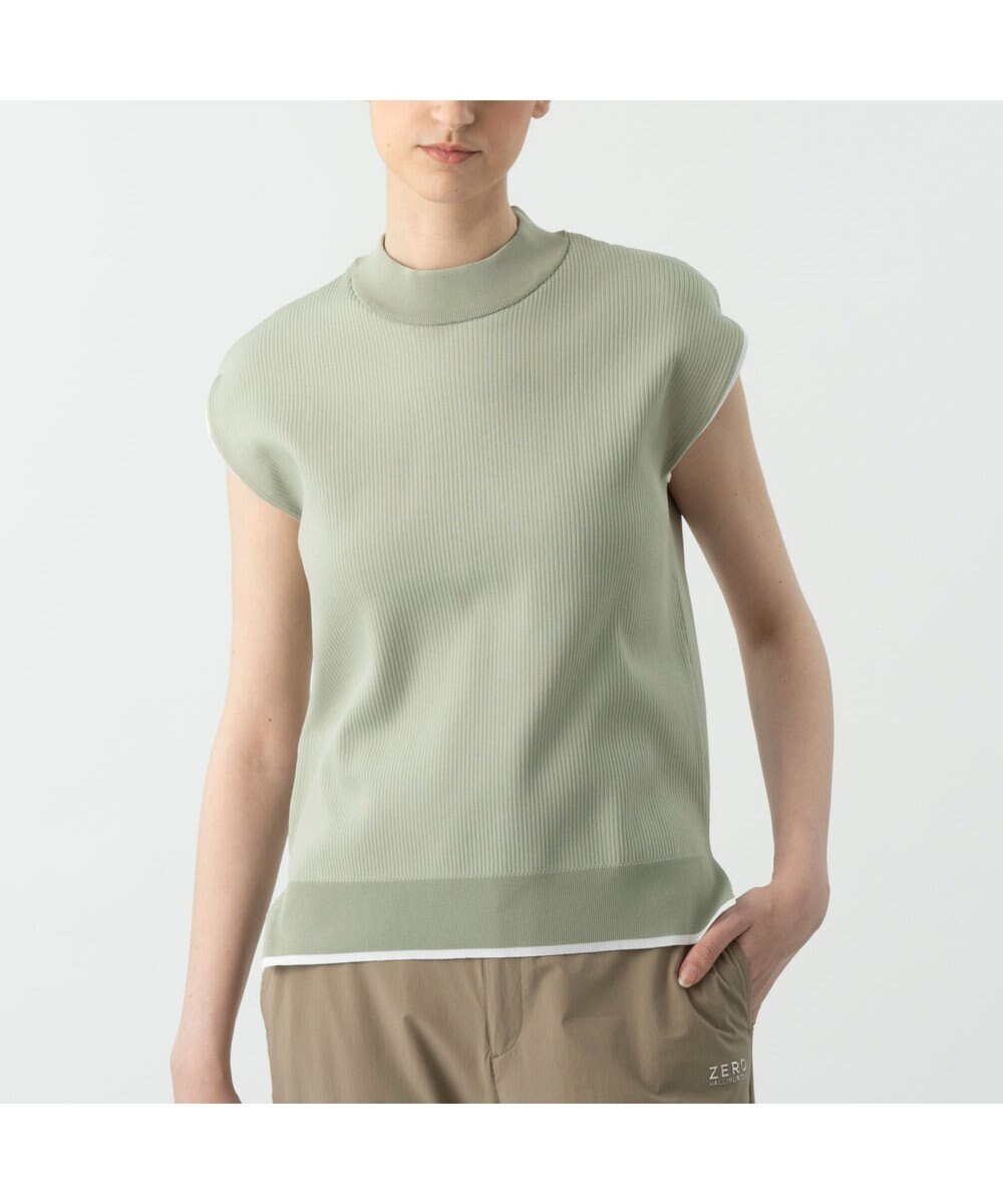 ZERO HALLIBURTON ノースリーブモックネックニット ZHG-W6S8b 85222 