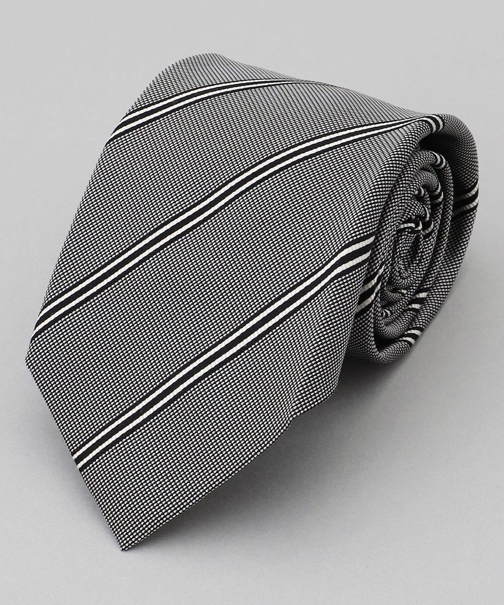 GOTAIRIKU  GOTAIRIKU別注【日本製】シルク ネクタイ_レジメンタル柄 