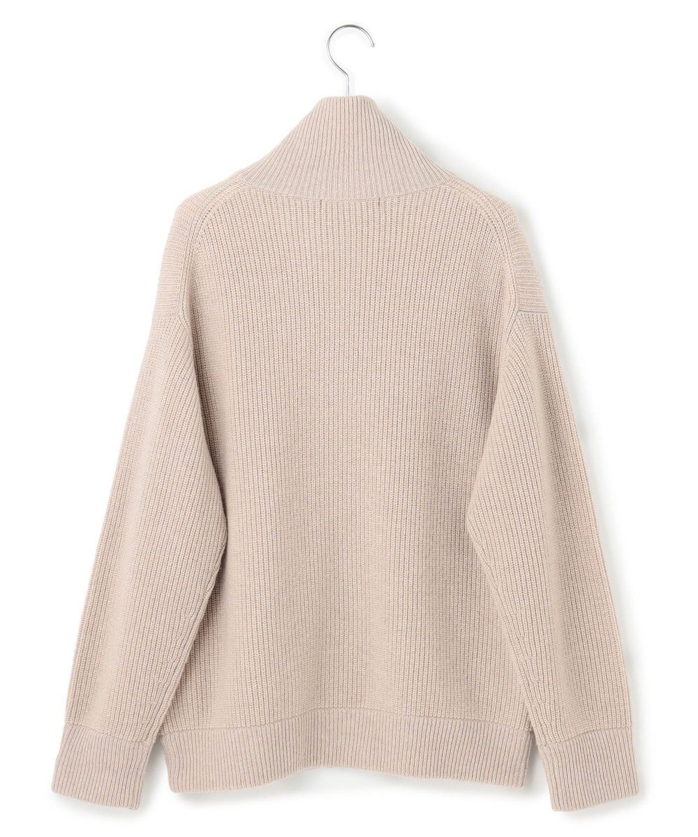 23区 S 【洗える】カシミヤブレンド ジップアップ ニットブルゾン 