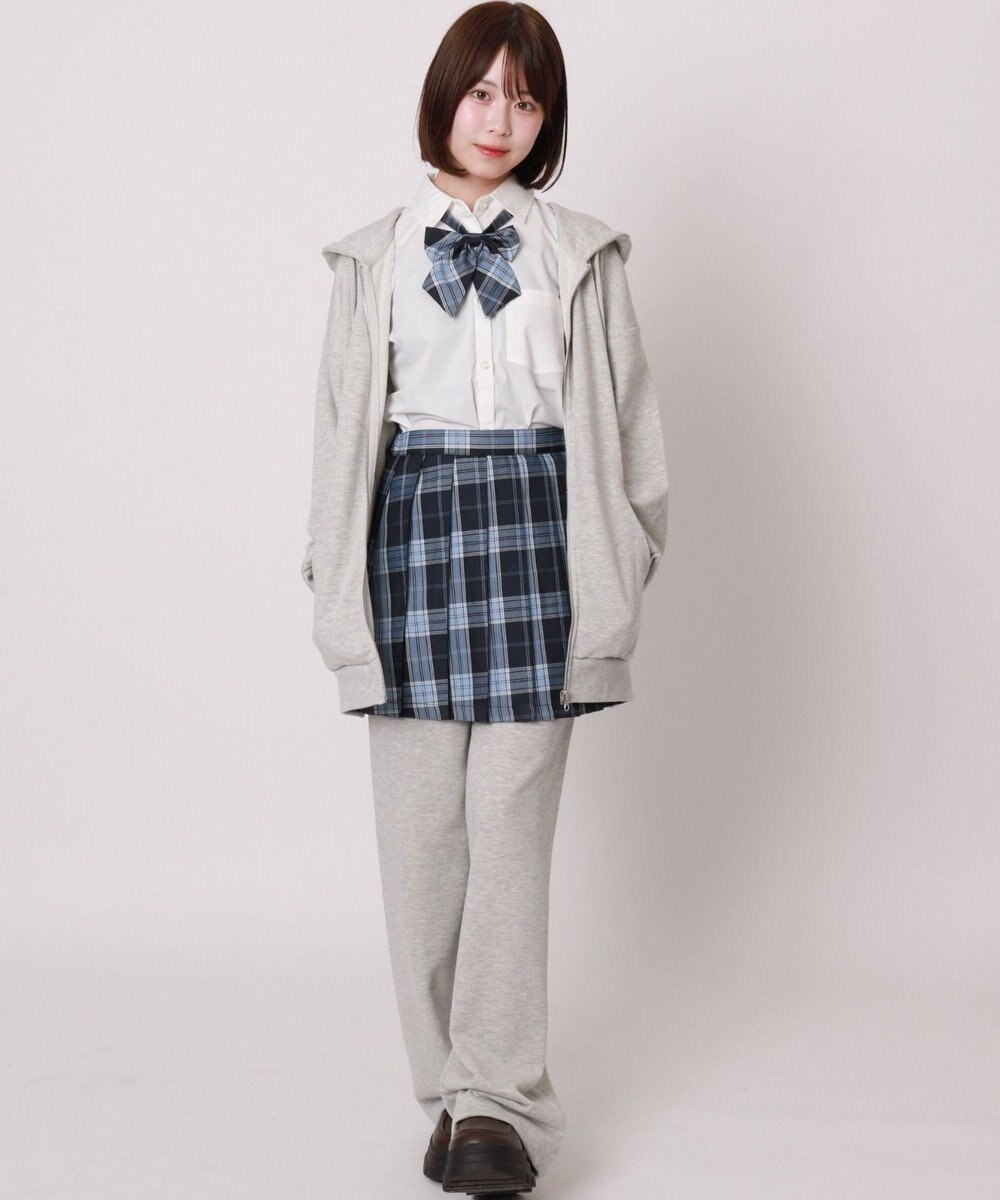 WEGO 【SCHOOLITEM/ウエストゴム】イージーストレートスウェットパンツ 
