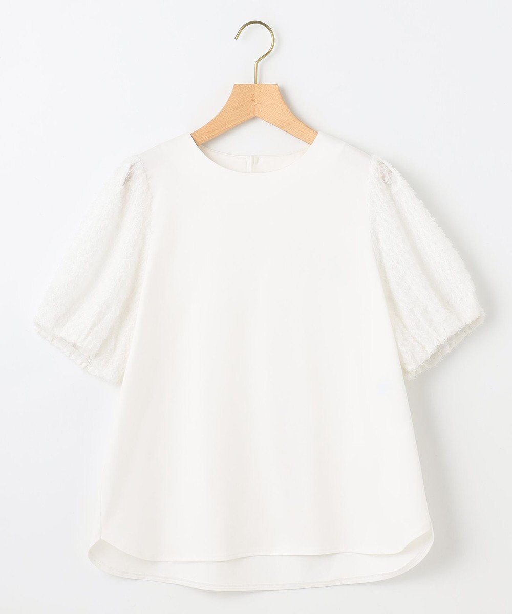 組曲 S 華感コンビネーションスリーブ カットソー 