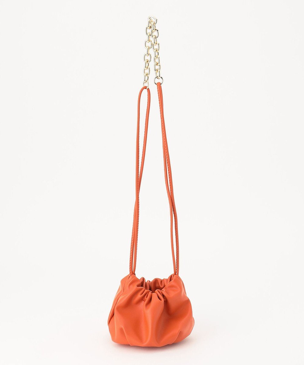 ICB チェーン付きミニ巾着バッグ 