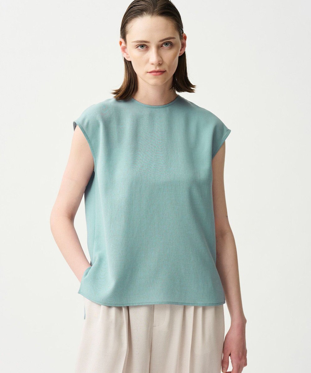 uncrave ドライタッチトロ ノースリーブブラウス 