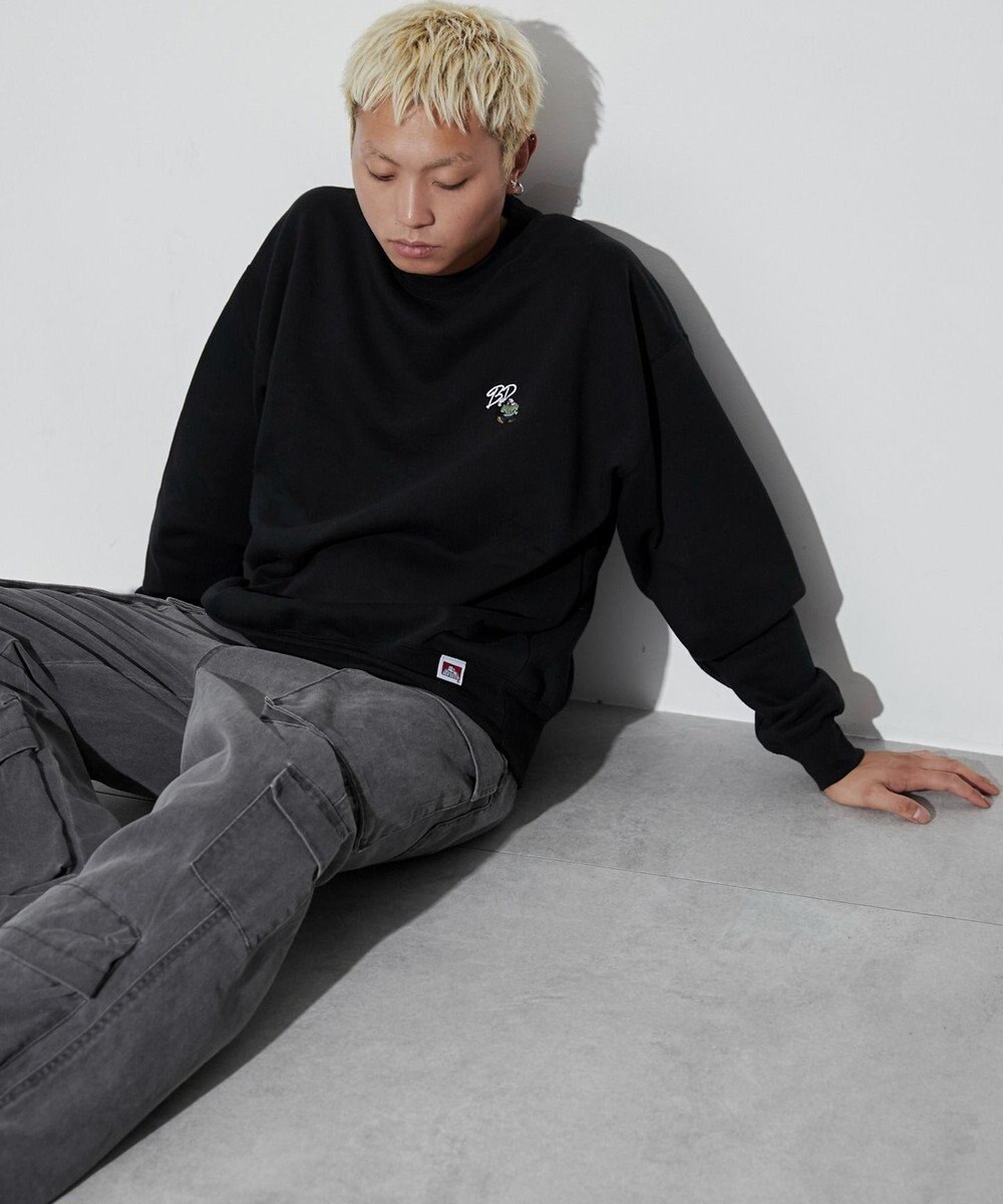 WEGO 【ユニセックス着用ITEM/裏起毛】別注BENDAVISワンポイントプルオーバー 