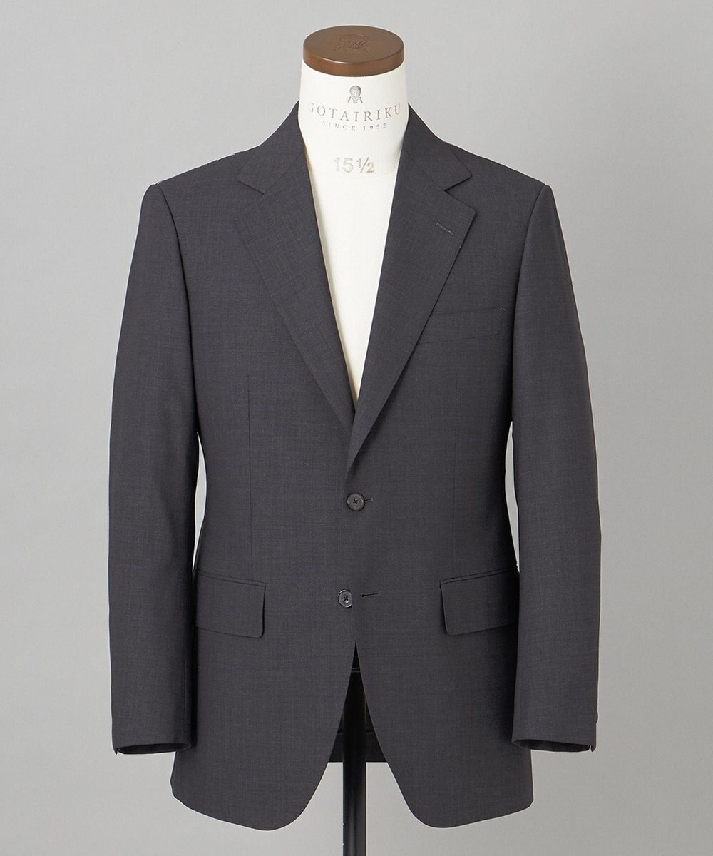 GOTAIRIKU 【オールシーズン対応】WOOL×POLYESTER ライトウェイト スーツ（グレー） 