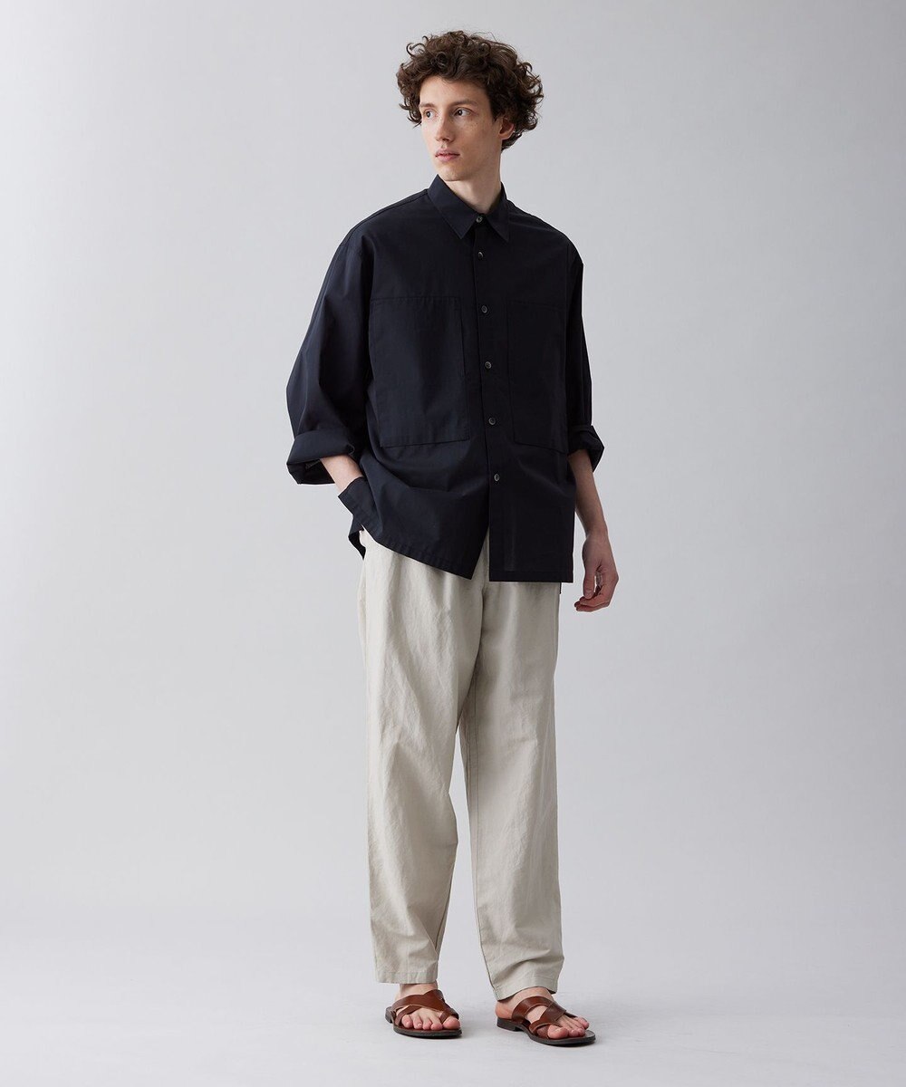 UNFILO MENS ライトリネン ワイドパンツ [23年春夏商品] 