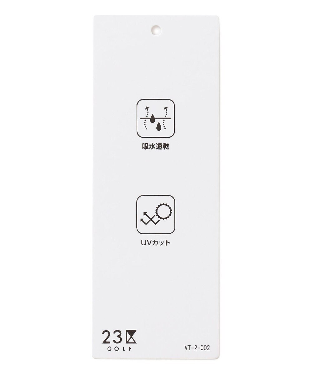 23区GOLF 【WOMEN】【吸水速乾/UVケア】シアー袖 モックネックシャツ 