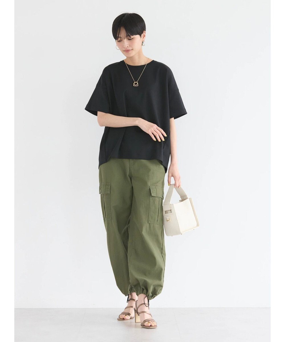 AMERICAN HOLIC 接触冷感バックタックポンチプルオーバー 