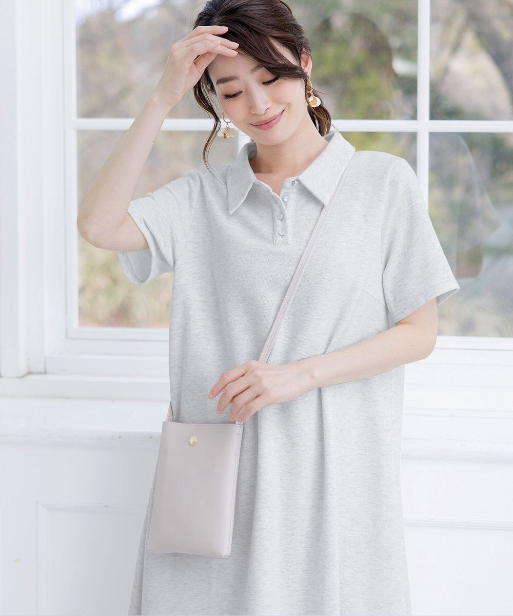 Tiaclasse 【洗える】ポロシャツワンピース 