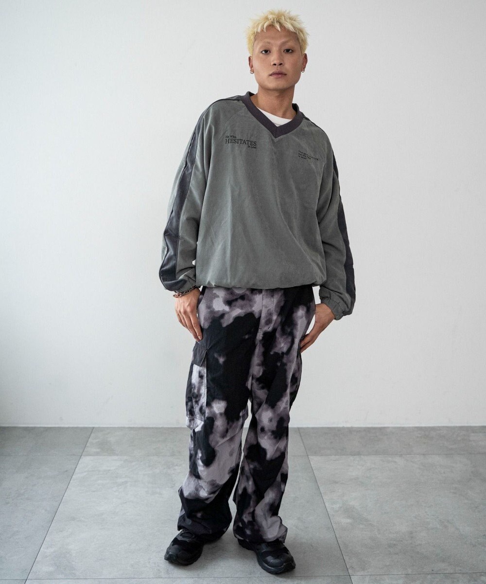 WEGO ミリタリーVネックラインプルオーバー 