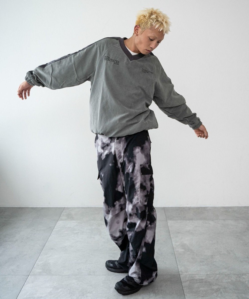 WEGO ミリタリーVネックラインプルオーバー 