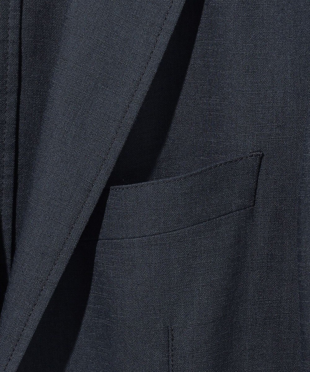 JOSEPH ABBOUD 【キングサイズ・清涼/ストレッチ】ストレッチリネンシャンブレー ジャケット 