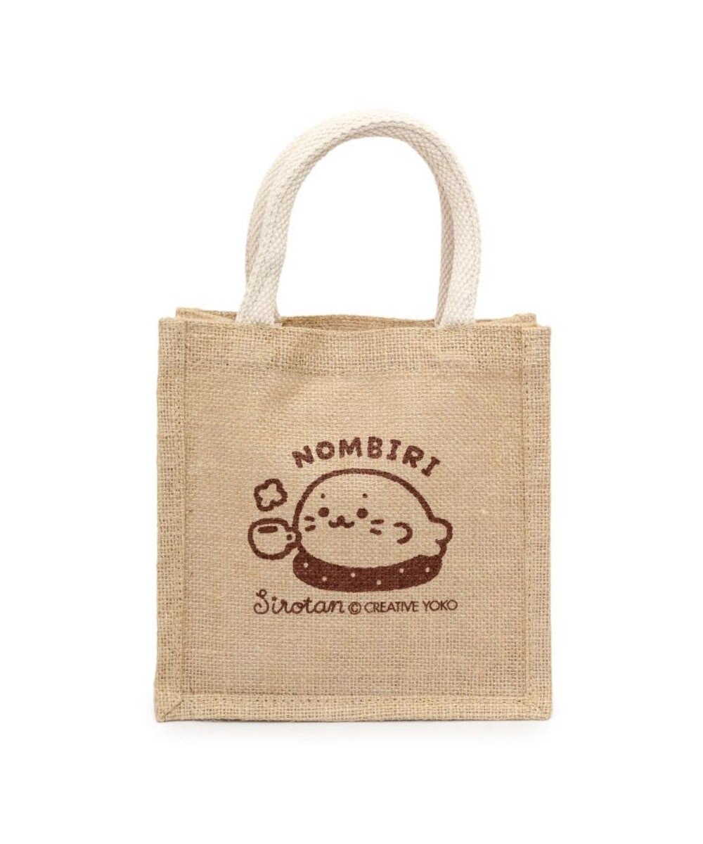 Mother garden しろたん ジュートトート 《のんびり》 S 