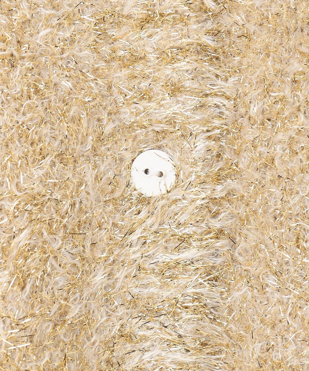 BEIGE， 【洗える】MARRONNIERS / ラメテープヤーンカーディガン 