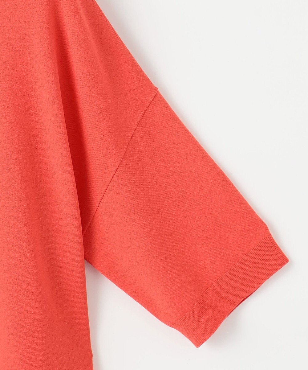 自由区 L 【接触冷感・UVカット】クレープストレッチプルオーバー ニットⅡ 