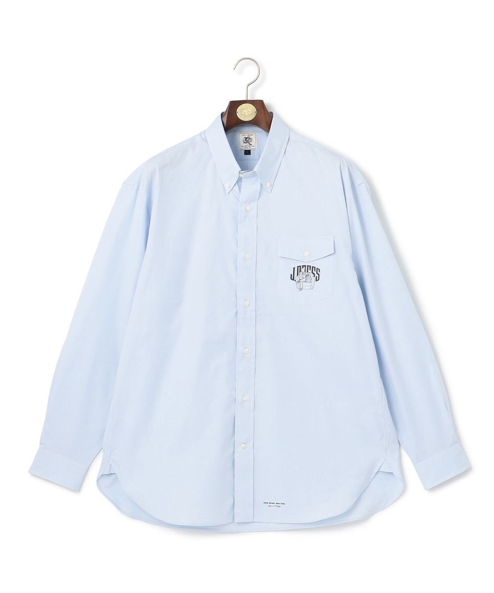 J.PRESS MEN 【AaronChang】【UNISEX】ピンオックス シャツ / バギーフィット 