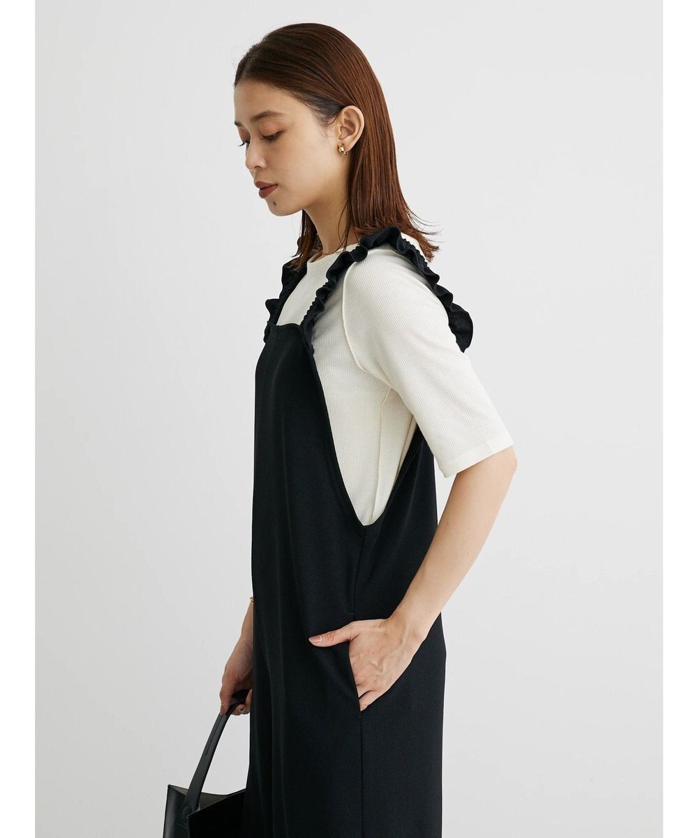 Green Parks ・ＲＡＹ　ＣＡＳＳＩＮ　ラッフルショルダーサロペット 