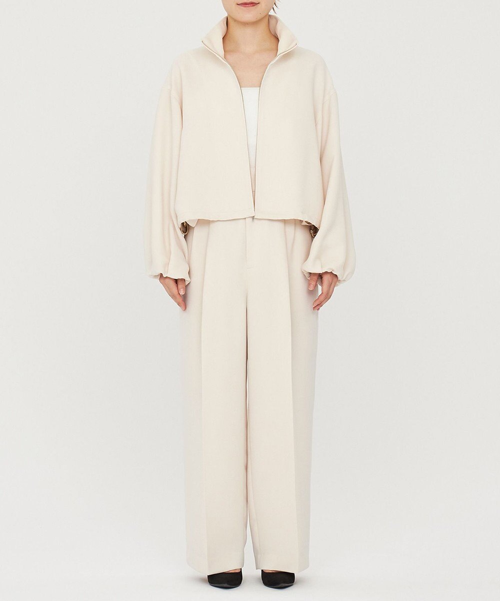 uncrave 【防シワ・洗濯機洗い可】ウォッシャブルダブルクロス トラックジャケット（uncrave STANDARD） 