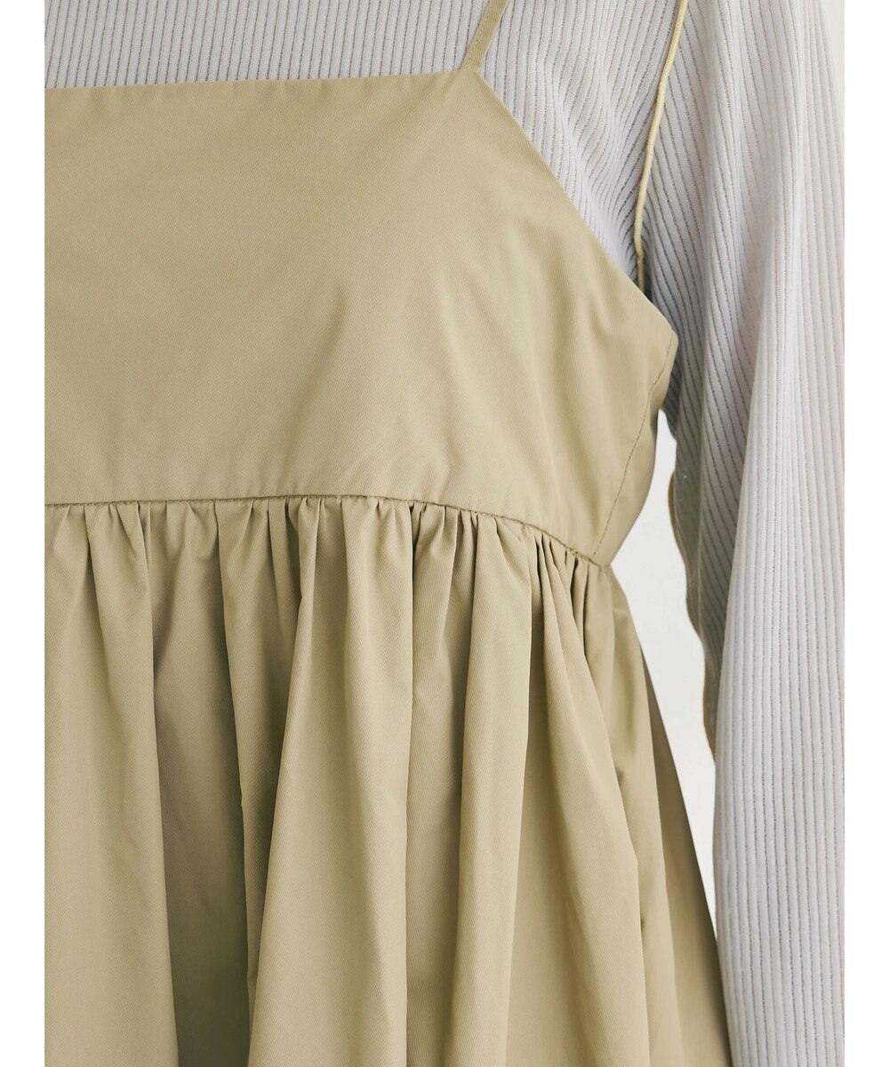 Green Parks ナイロンキャミワンピース 