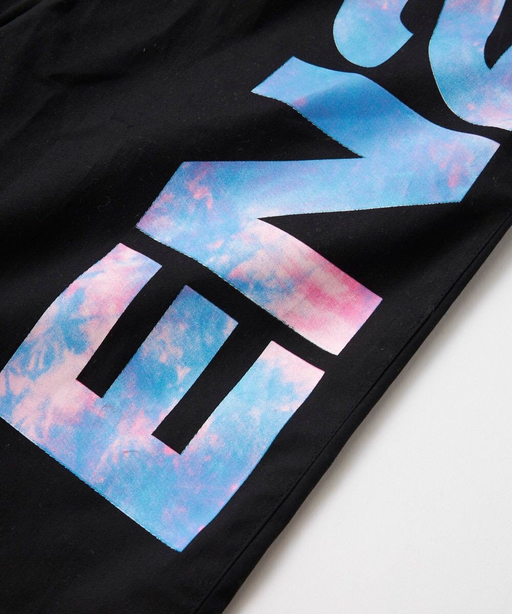 OP／FILA 【SEVEN2】バックブリント ロゴデザインハーフパンツ 