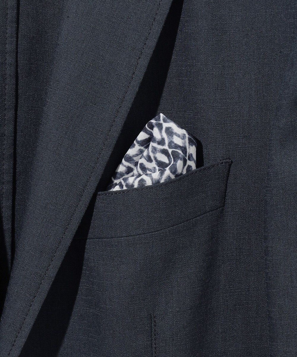 JOSEPH ABBOUD 【キングサイズ・清涼/ストレッチ】ストレッチリネンシャンブレー ジャケット 