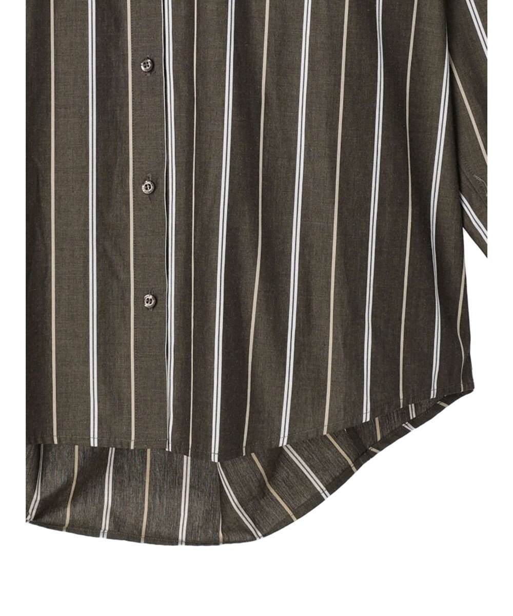 AMERICAN HOLIC ドビーストライプシャツチュニック 